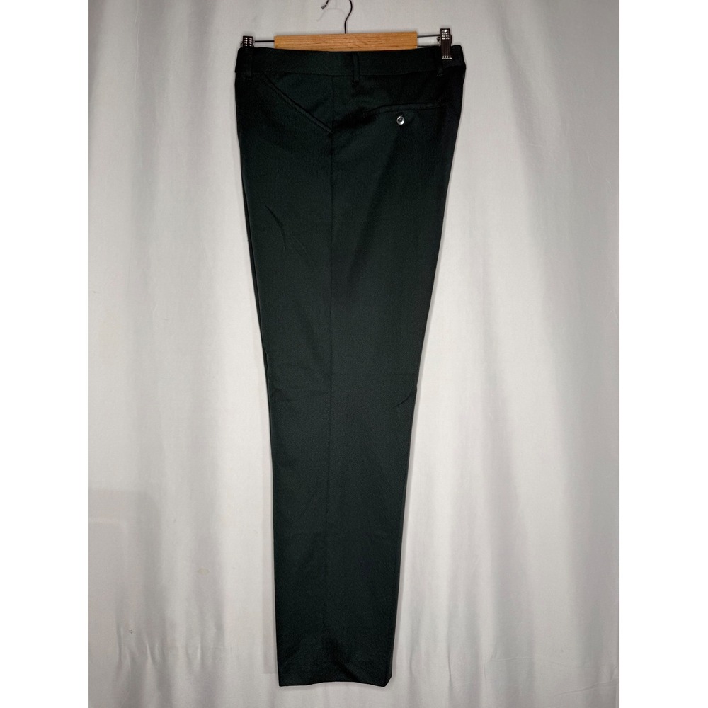 Haband of Paterson Vintage Teal Green Knit Trousers Mens 35x27.5 Made in USA